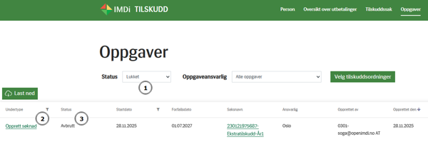 Illustrasjon trekke søknad