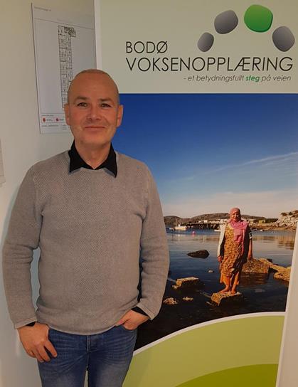 Ole Hatlebrekke. Rektor ved  Bodø voksenopplæring