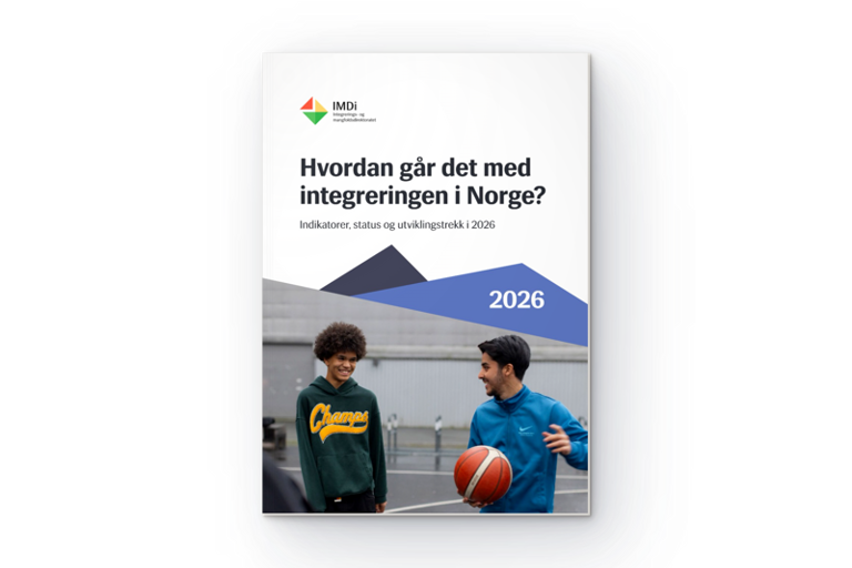 Forside av rapporten Hvordan går det med integreringen i Norge? Indikatorer, status og utviklingstrekk i 2026