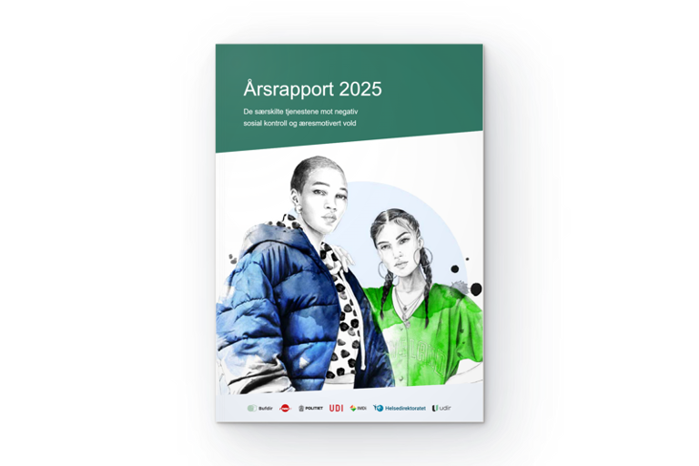 En bok med et bilde av to personer på.