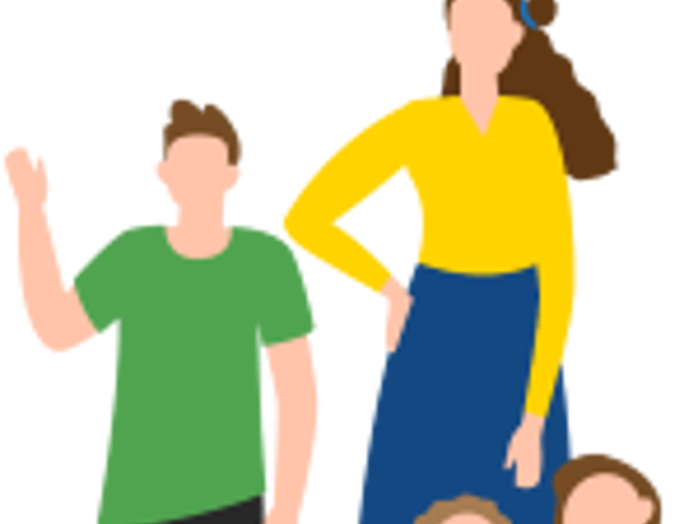 Illustrasjon famile