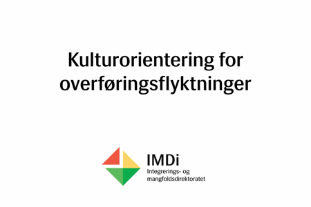 Webinar: Kulturorientering for overføringsflyktninger